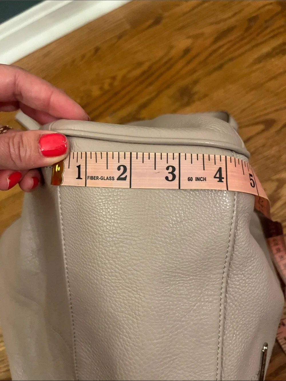COACH Putty PARK STUDDED CARRIE TOTE Purse Bag F 31286